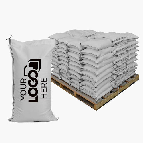 Ace® Sandbags – Pre-Filled Pallet, 3,000 lbs UV-Rated Canvas, Custom Printed Logo