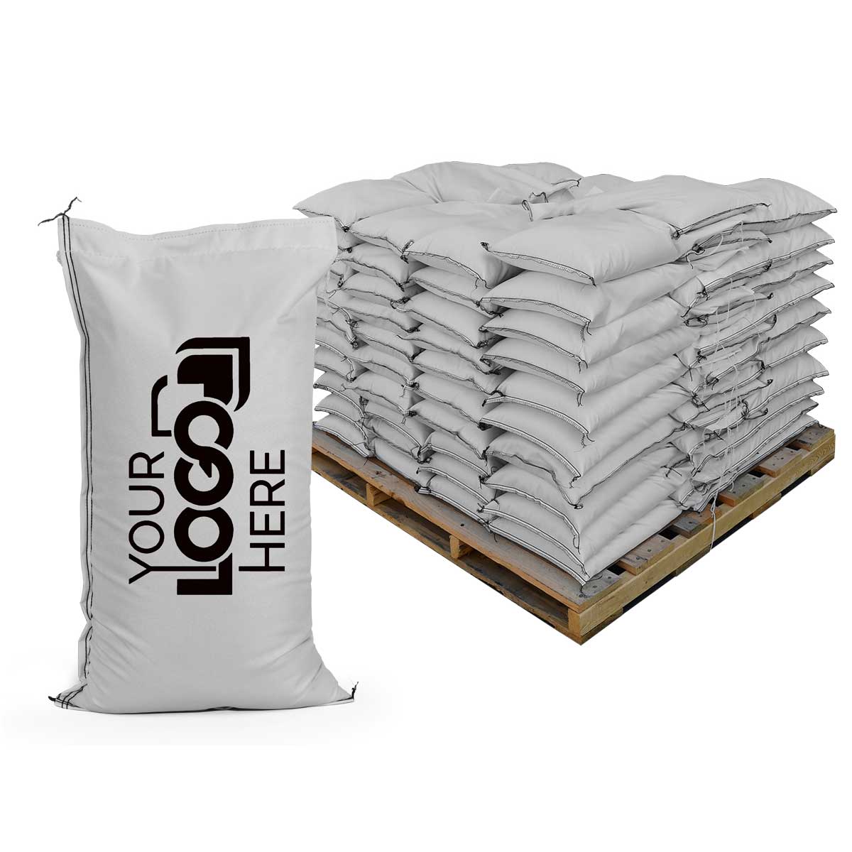 Ace® Sandbags – 3 Year UV-Rated Canvas, 100 Pack with Custom Printing