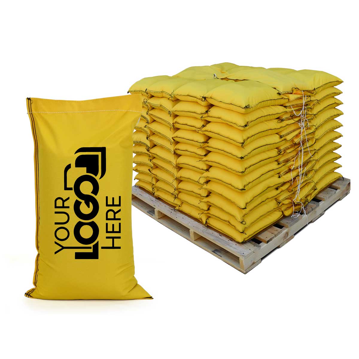 Ace® Sandbags – 3 Year UV-Rated Canvas, 100 Pack with Custom Printing