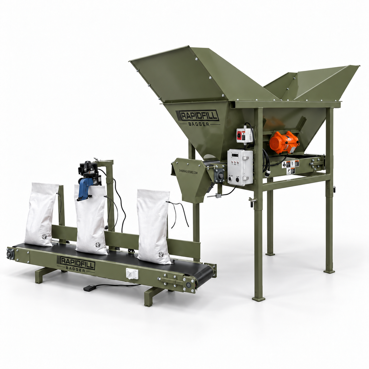 RapidFill Bagger™ — Affordable, Automated Sandbagging Machine