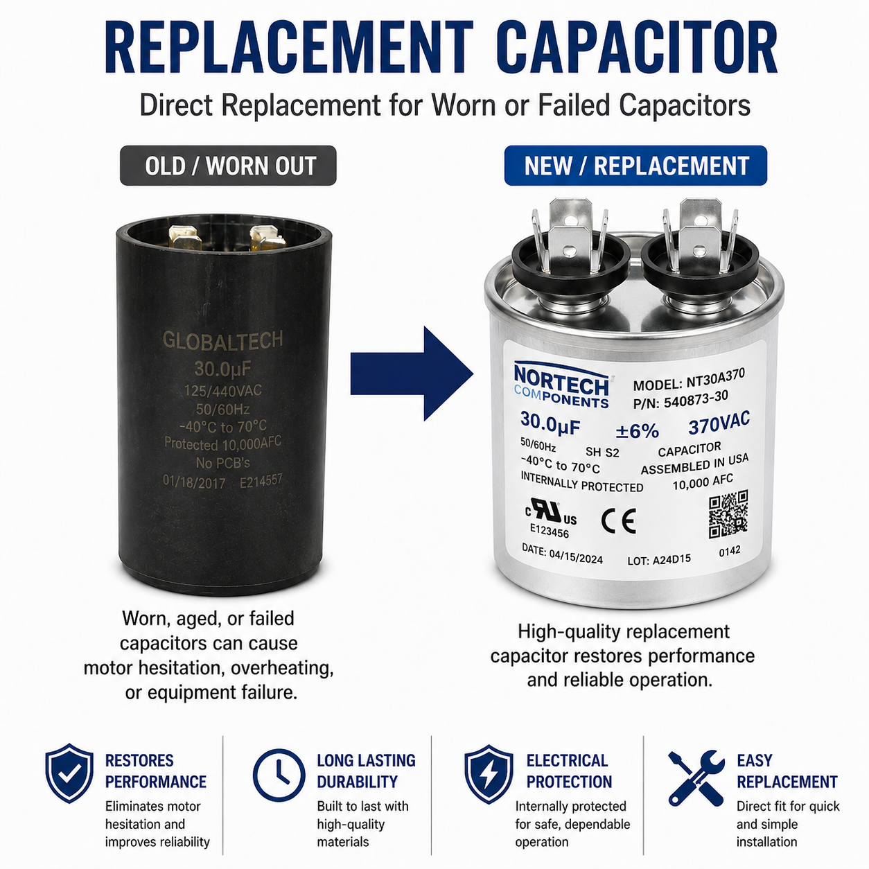 Vibrator Motor Capacitor