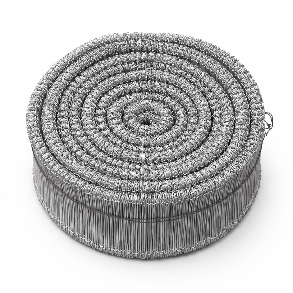 Steel Sandbag Ties – 6" Double Loop, Galvanized, 16 Gauge with Tie Tool