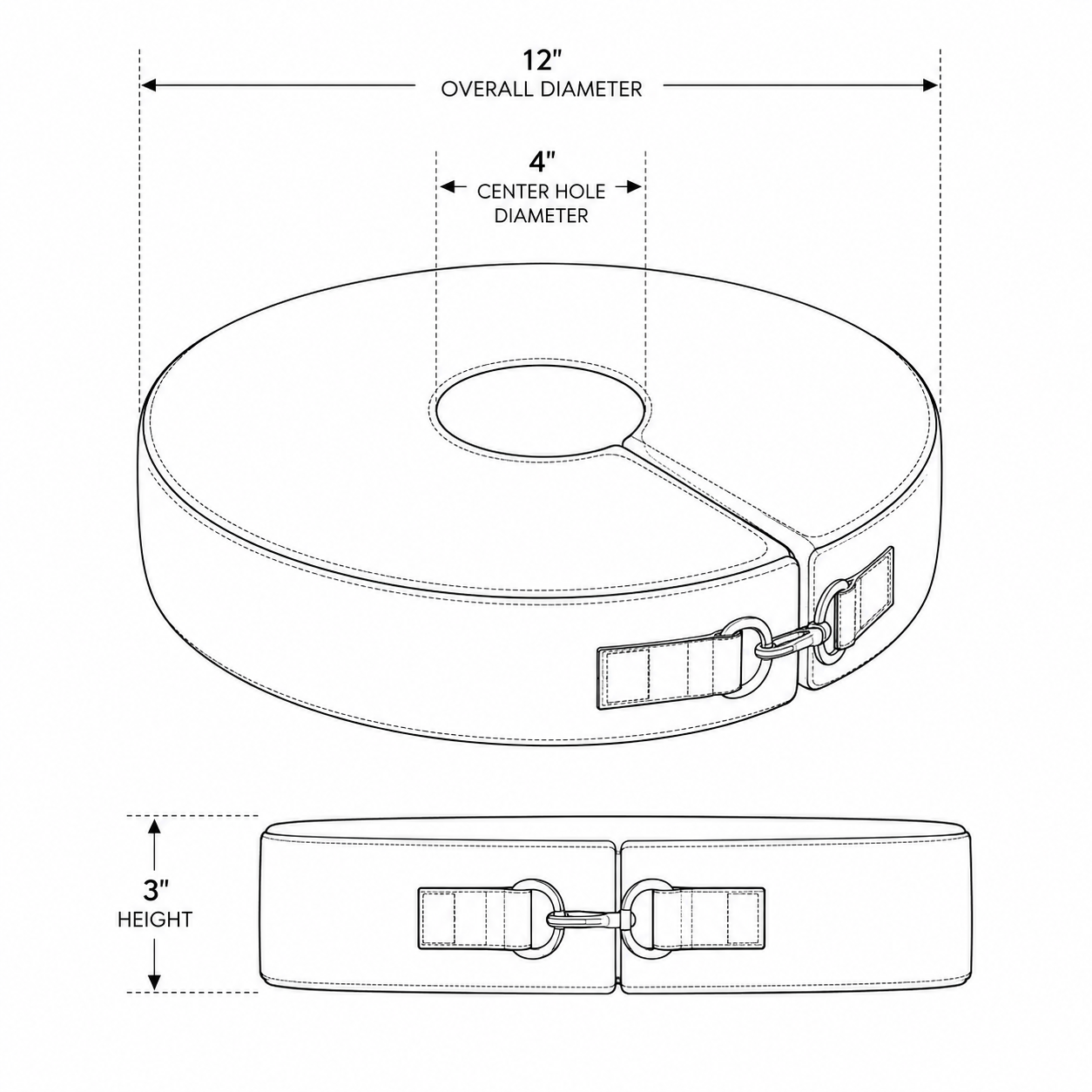 Circular Sandbags – Stackable Round Weight Bags for Stands & Umbrellas