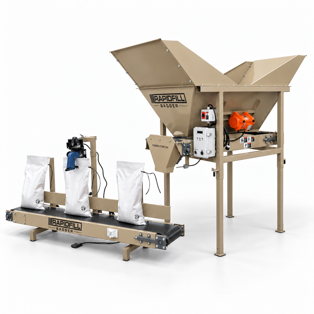 RapidFill Bagger™ — Affordable, Automated Sandbagging Machine