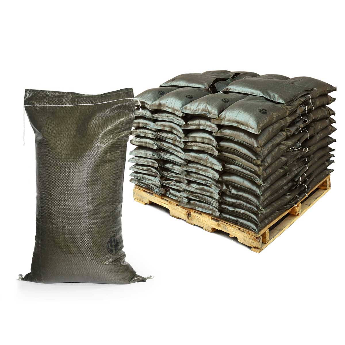 Cactus® Sandbags – Pre-Filled Pallet, HD Polypropylene, 4,000 UVI
