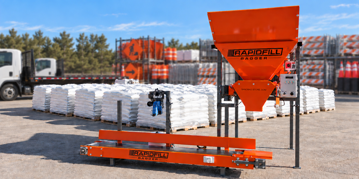 RapidFill Bagger™ — Affordable, Automated Sandbagging Machine