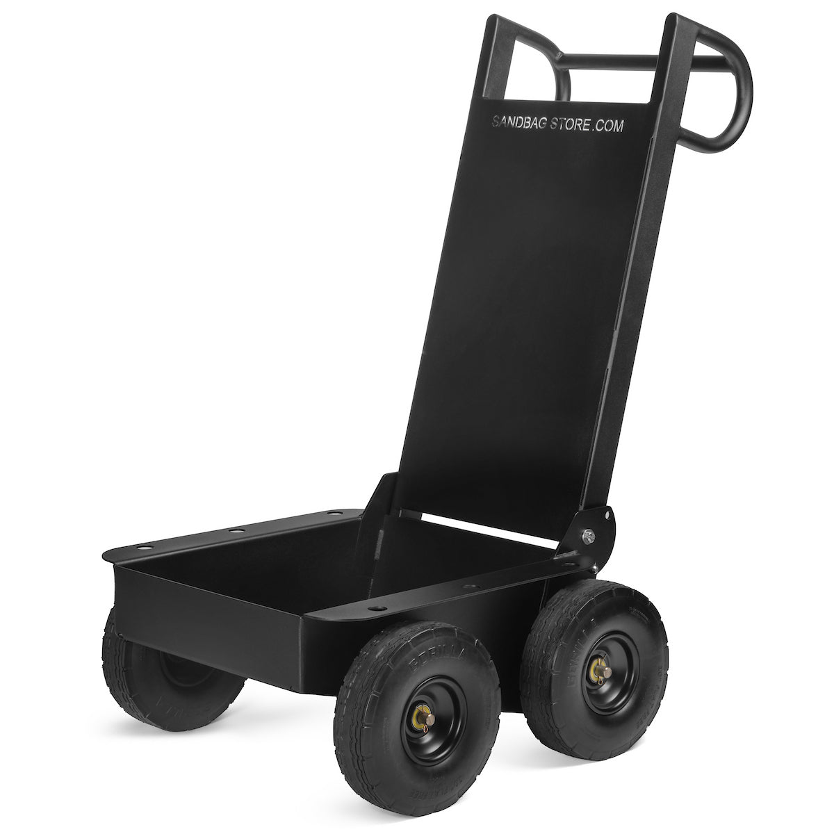 Sandbag Store Production Cart – Heavy-Duty 1350 lb Load Capacity, Flat-Free Wheels, Ideal for Sandbags, Cables & Heavy Gear