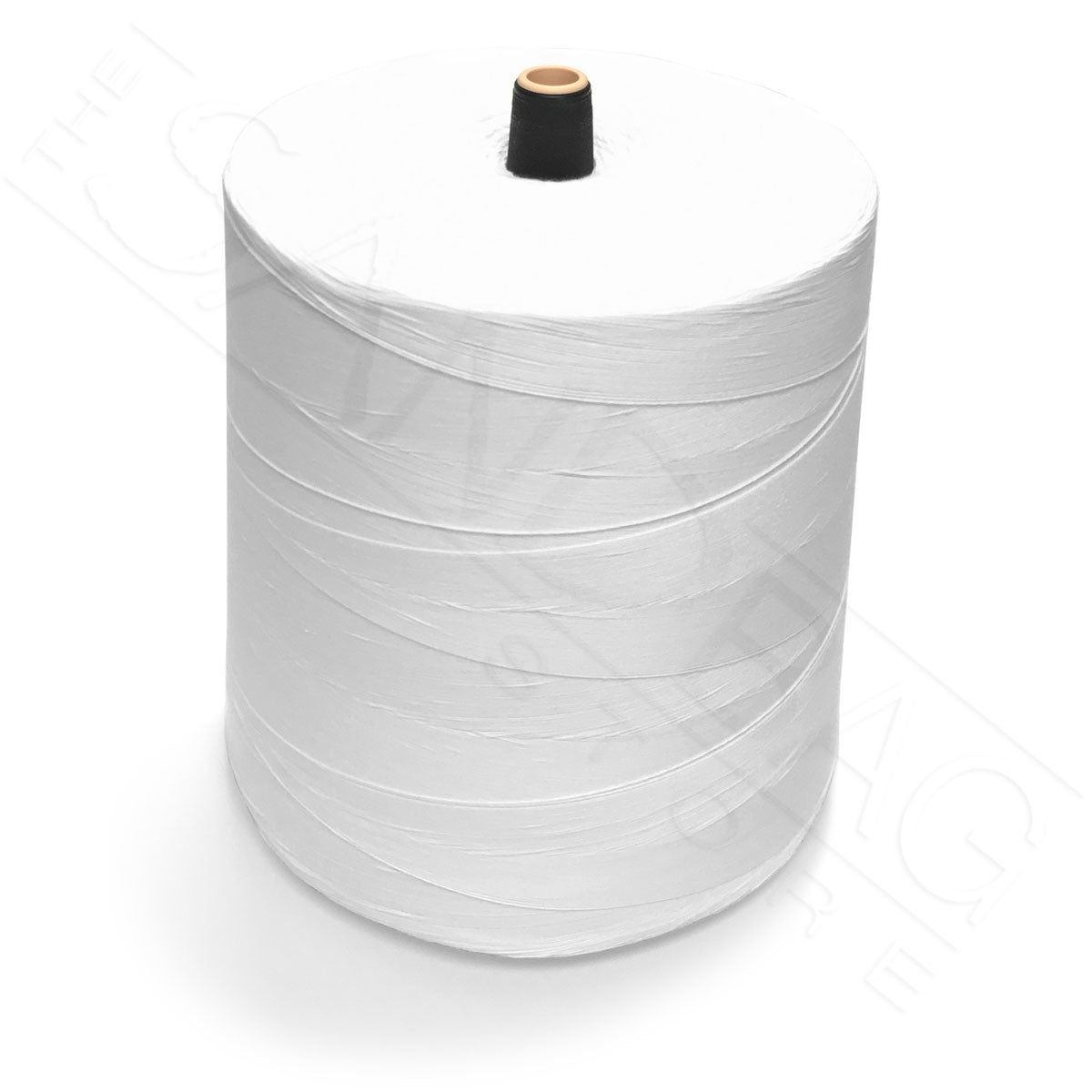 Spool of white bag sandbag closing thread