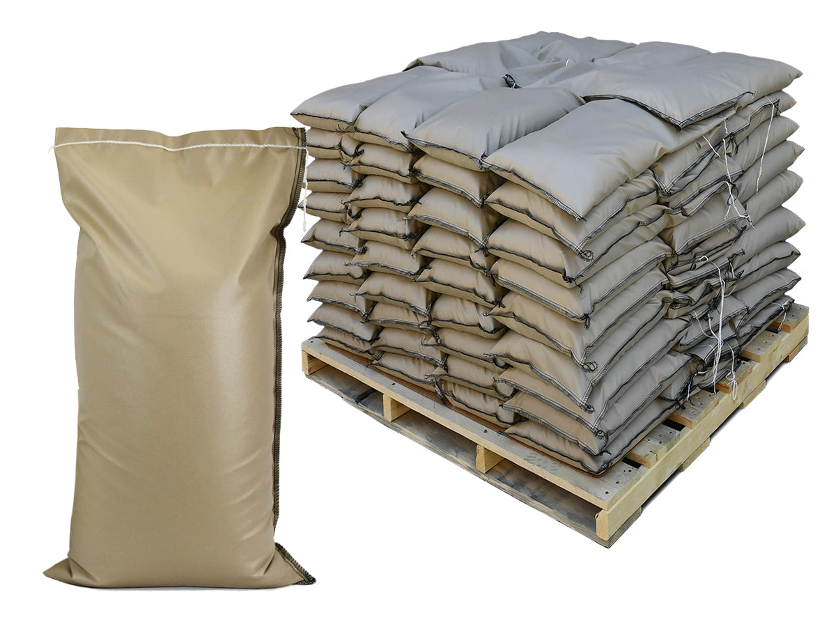Acrylic Sandbags – 3,000 lb Pallet, MIL-SPEC, 7-Year UV Rated