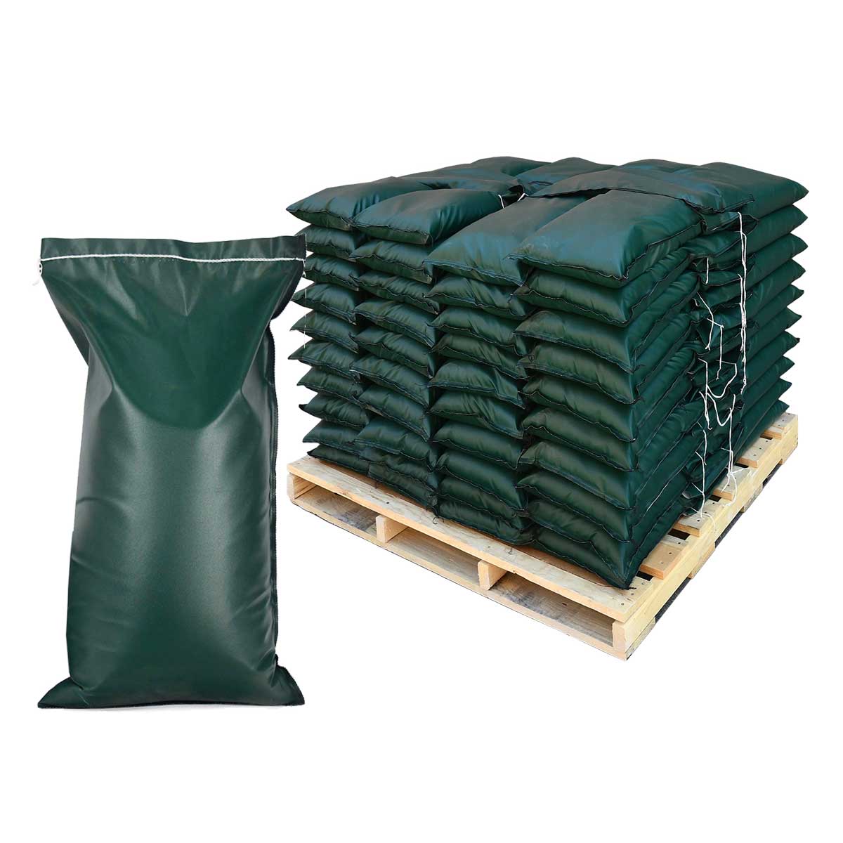 Acrylic Sandbags – 3,000 lb Pallet, MIL-SPEC, 7-Year UV Rated
