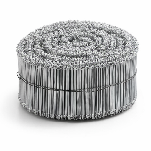Steel Sandbag Ties – 6" Double Loop, Galvanized, 16 Gauge with Tie Tool