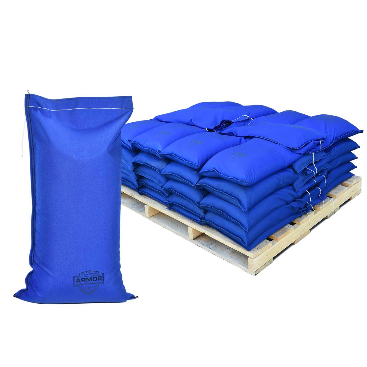 Armor® Sandbags — Extreme Duty Cordura® Pre-Filled Pallet, 1,500 lb