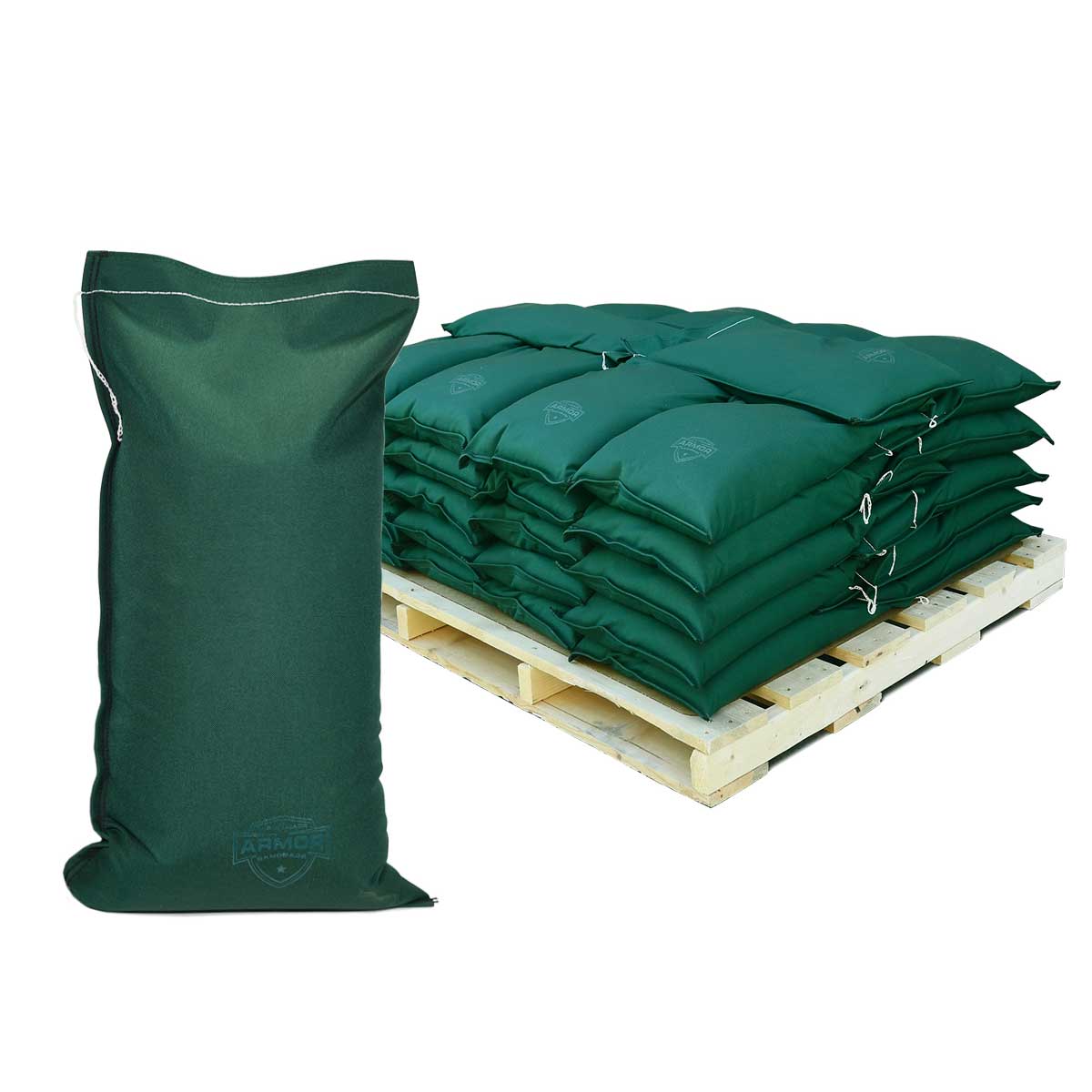 Armor® Sandbags — Extreme Duty Cordura® Pre-Filled Pallet, 1,500 lb