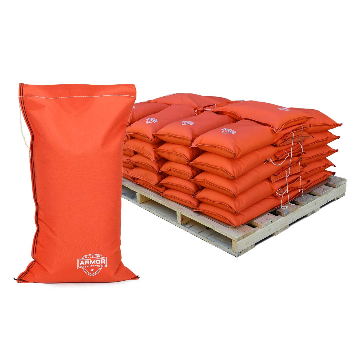 Armor® Sandbags — Extreme Duty Cordura® Pre-Filled Pallet, 1,500 lb