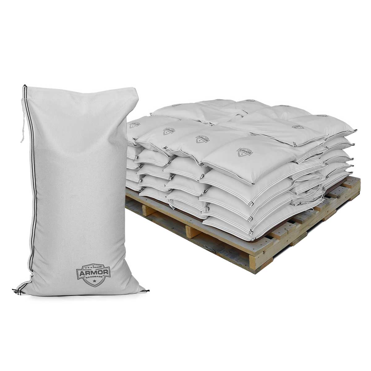 Armor® Sandbags — Extreme Duty Cordura® Pre-Filled Pallet, 1,500 lb