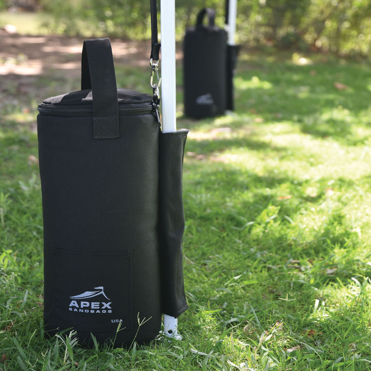 sandbags for tents Apex Canopy Sandbags – Heavy-Duty Tent & Awning Weights (40 lb) Green