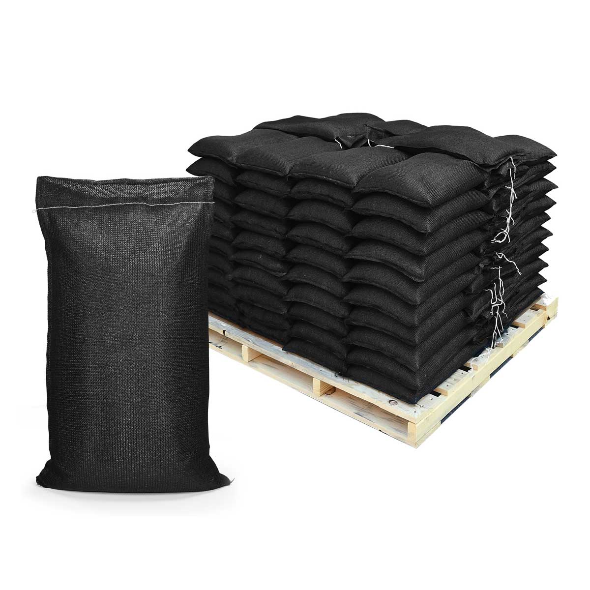 DuraBag® Sandbags – Pre-Filled Pallet, 5-Year UVI, Gravel Bag for Erosion Control & Ballast – 3,000 lbs.