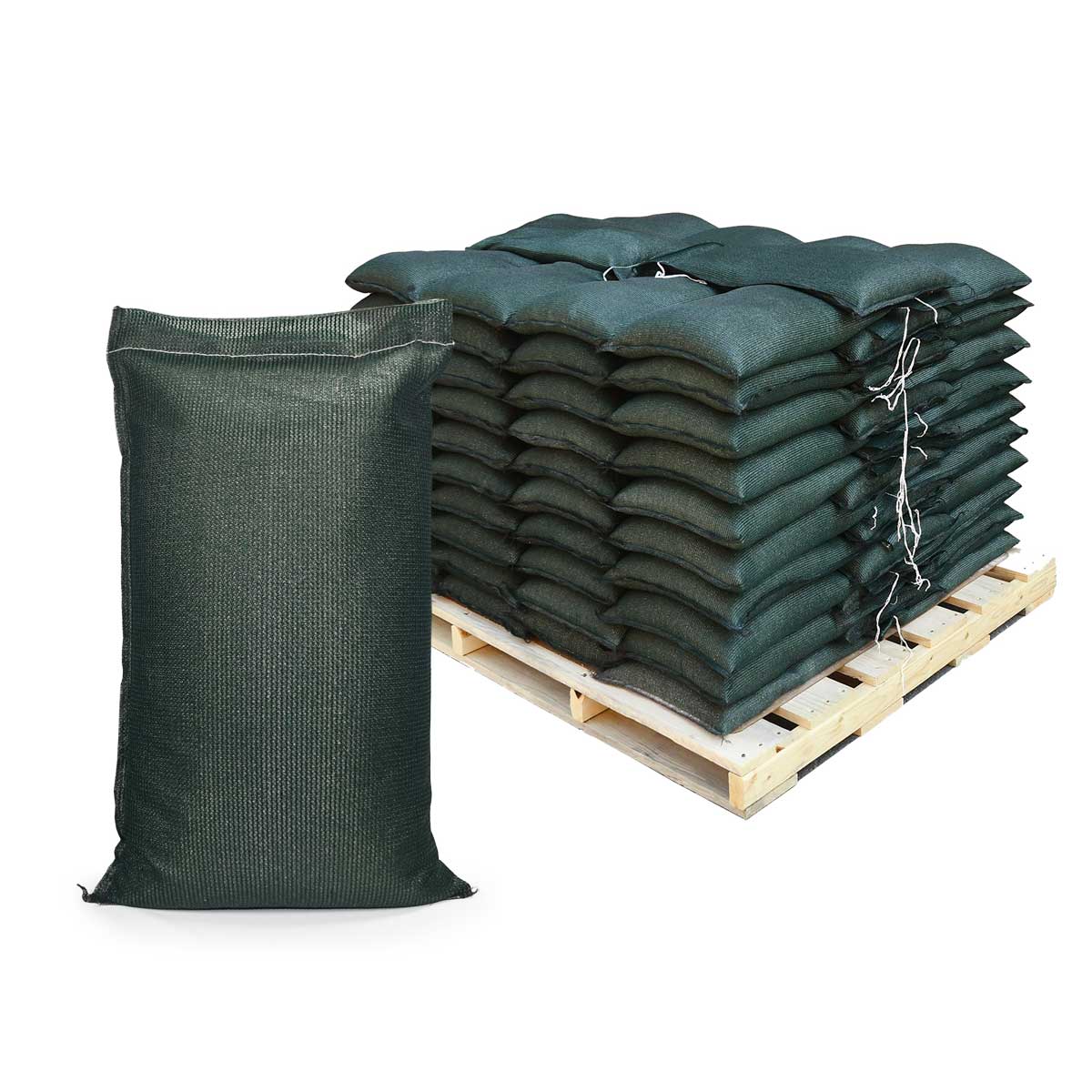 DuraBag® Sandbags – Pre-Filled Pallet, 5-Year UVI, Gravel Bag for Erosion Control & Ballast – 3,000 lbs.