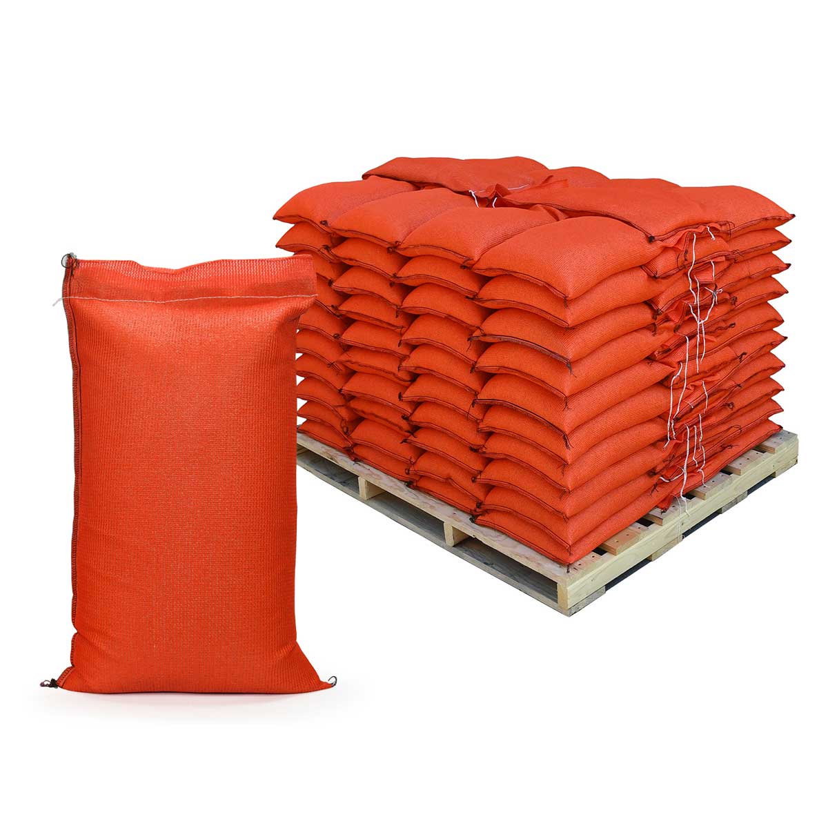 DuraBag® Sandbags – Pre-Filled Pallet, 5-Year UVI, Gravel Bag for Erosion Control & Ballast – 3,000 lbs.