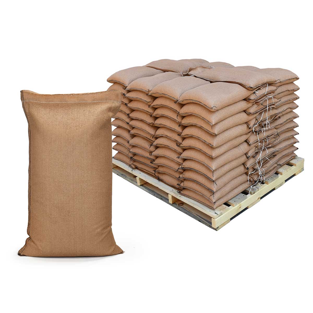 DuraBag® Sandbags – Pre-Filled Pallet, 5-Year UVI, Gravel Bag for Erosion Control & Ballast – 3,000 lbs.