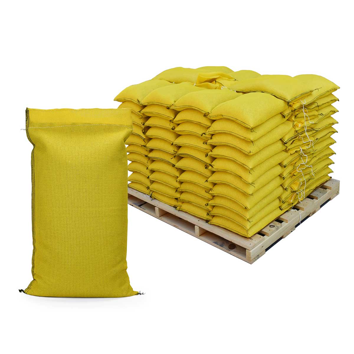 DuraBag® Sandbags – Pre-Filled Pallet, 5-Year UVI, Gravel Bag for Erosion Control & Ballast – 3,000 lbs.