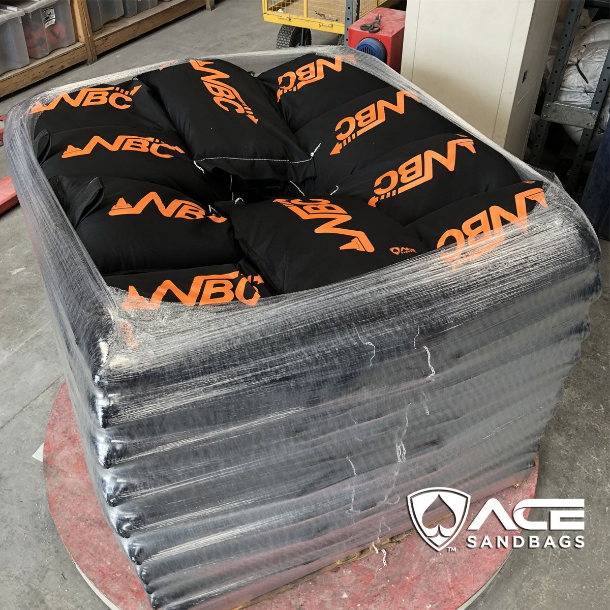 Ace® Sandbags – 3 Year UV-Rated Canvas, 100 Pack with Custom Printing